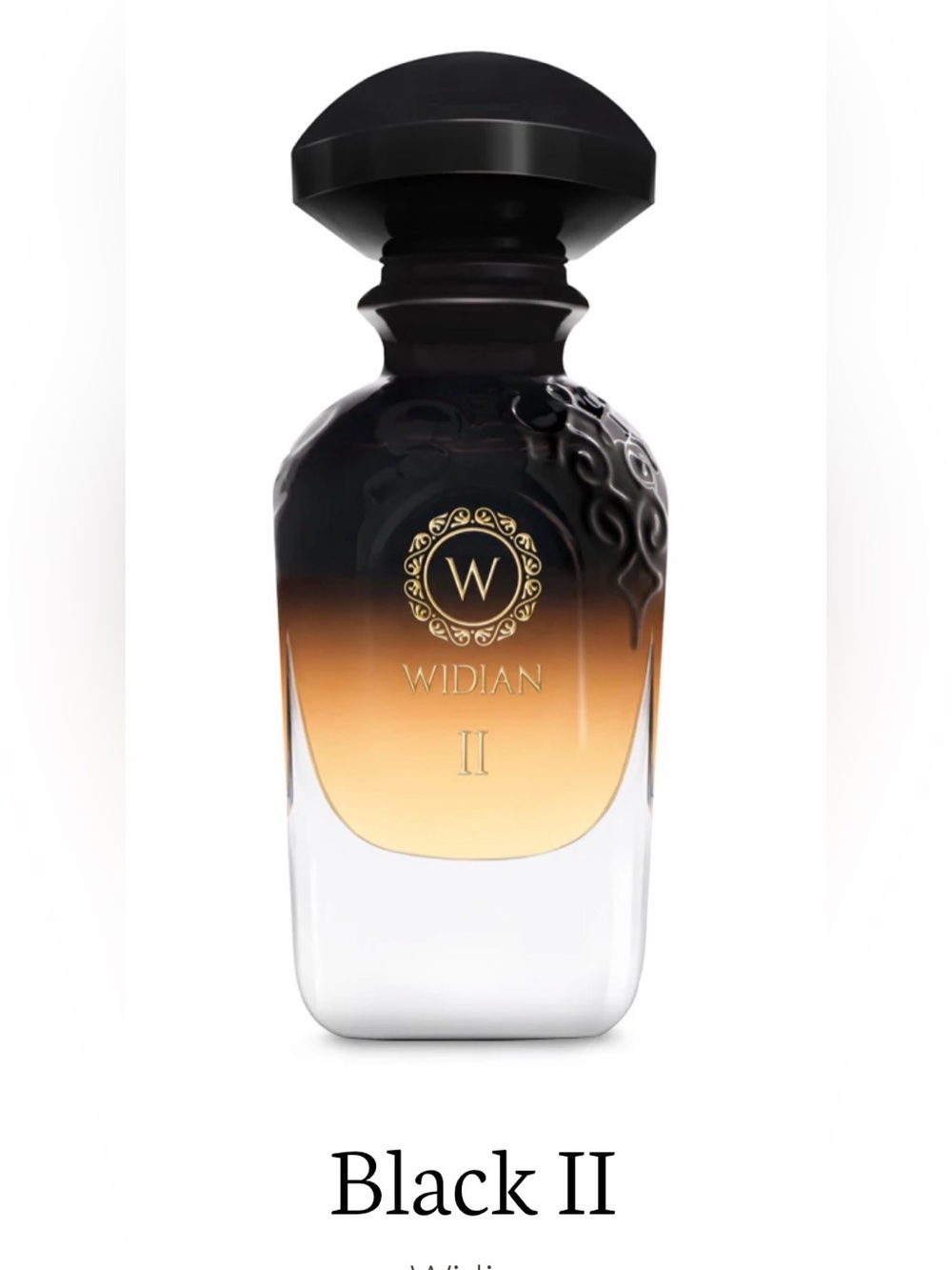 Widian Black II Eau de Parfum 50ml | Luxury Niche Fragrance | Vanilla Plum Rose